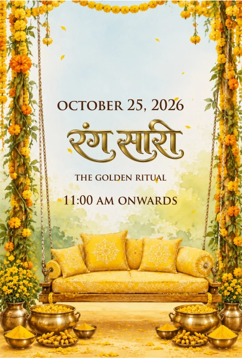 The Golden Ritual, 25 October 2026, 11:00 am onwards